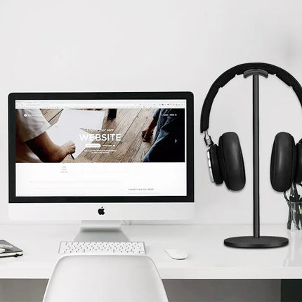 Curved Aluminum Headphone Stand Rack