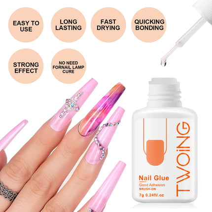 7g Super Strong Nail Glue – For False Nails, Acrylic & Press-On Tips