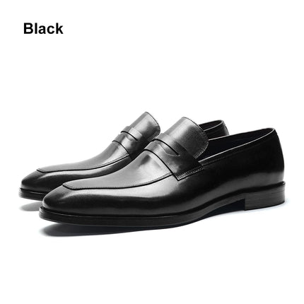 High Quality Mens Dress Shoes Brown Black Moccasins
