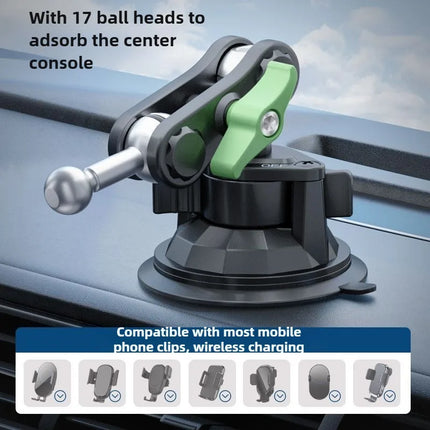 DIBELLAY LanParte – Support Voiture Sans Fil 15W avec Recharge Rapide Auto-Clamp