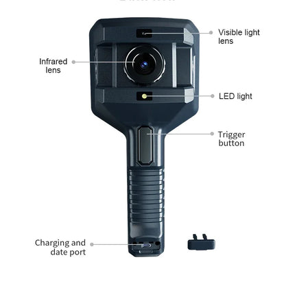 DIBELLAY NOYAFA NF-526E Infrared Thermal Imager – 256×192, Handheld Industrial Thermometer for Floor Heating & Repairs