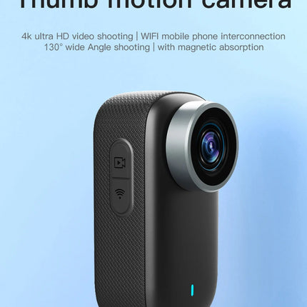 Dibellay 4K Mini Action Cam – Waterproof WiFi Sport Camera
