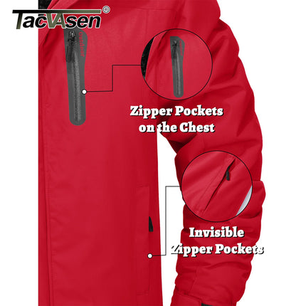 TACVASEN Waterproof Fleece Jacket