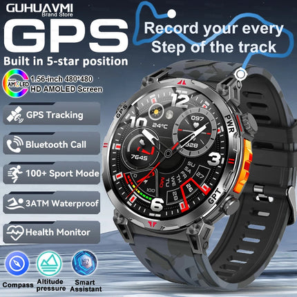 Smart Watch For Man New Sports Fitness tracking GPS