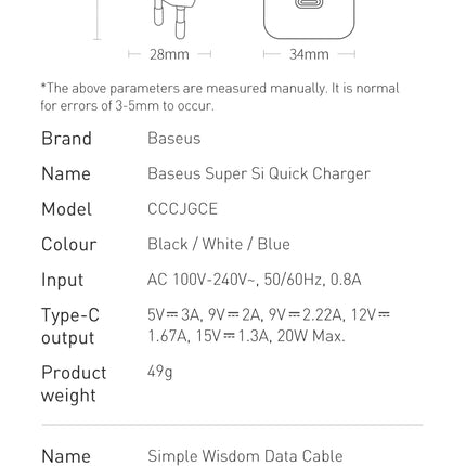 DIBELLAY 20W PD Fast Charging Portable Charger for iPhone & iPad”