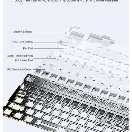 AJAZZ AK35I MAX Keyboard – Tri-Mode & Hot-Swap