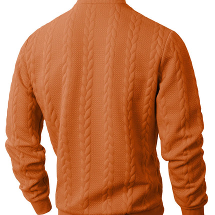 Men’s Jacquard Turtleneck Sweater