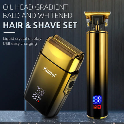 Kemei 2 in 1 Professional Electric Hair Clipper