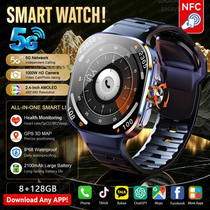 5G/4G Smart Watch with Video Call