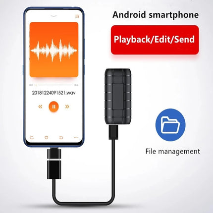 Mini voice activated recorder 500 hours digital recording
