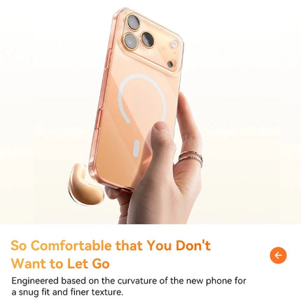 DIBELLAY Magnetic Clear Case for iPhone 17/16/15/14/13 Pro Max (MagSafe Compatible)