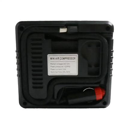 12V Car Tire Inflator Air Pump with Pressure Gauge for SUV & Truck