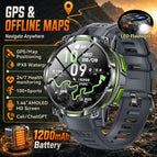 Grayish Green / GPS Offline Map