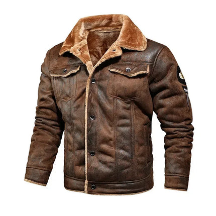 Men’s Faux Fur-Lined Jacket