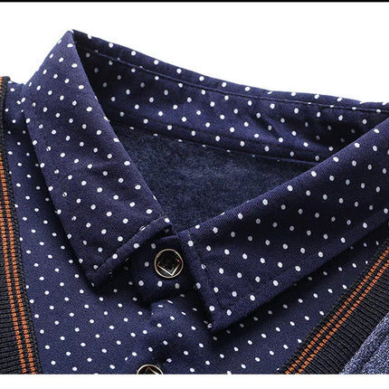 DIBELLAY Men’s Plush Two-Piece Pullover – Autumn/Winter