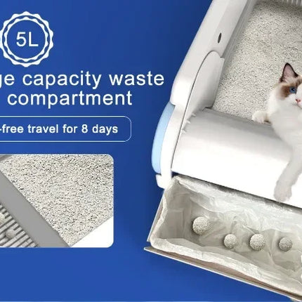 RUTI Smart Automatic Self-Cleaning Cat Litter Box WiFi