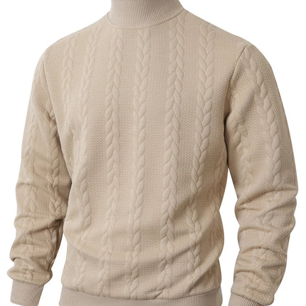 Men’s Jacquard Turtleneck Sweater