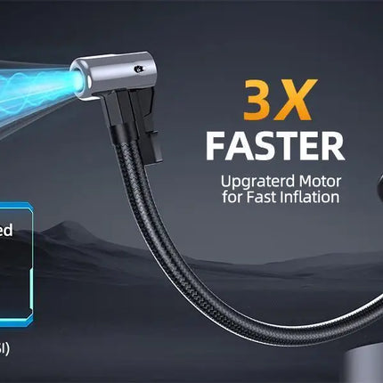 4-in-1 Car Jump Starter with Air Compressor 5000A 150PSI Power Bank Tire Inflator