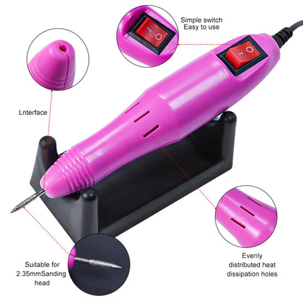 Ponceuse à ongles électrique 20 000 RPM – Manucure & pédicure