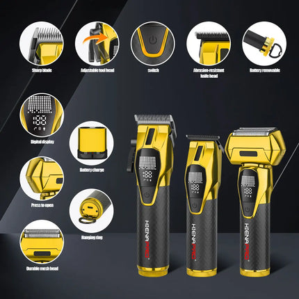 HIENA Hair Trimmer Professional Haircut Machine Clippers