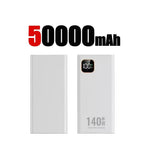 white 50000mAh / Above 100000mAh