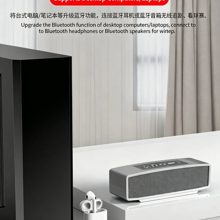 Adaptateur audio Bluetooth 5.0 Émetteur et récepteur 2-en-1
