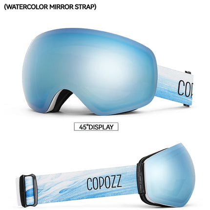 Frameless Anti-Fog Ski Goggles UV400 for Men & Women