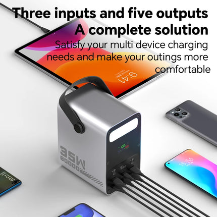80000mAh Power Bank 35W PD Fast Charge with LCD Display