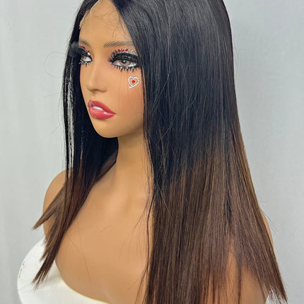 Perruque cheveux humains vietnamiens – 16A double drawn, HD Lace