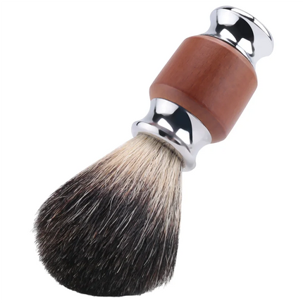 1Pcs Pure Badger Hair Beard Brush Men's