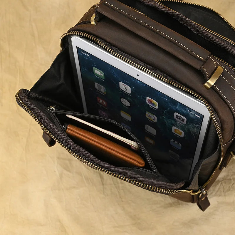 Leather Men's Shoulder Bag