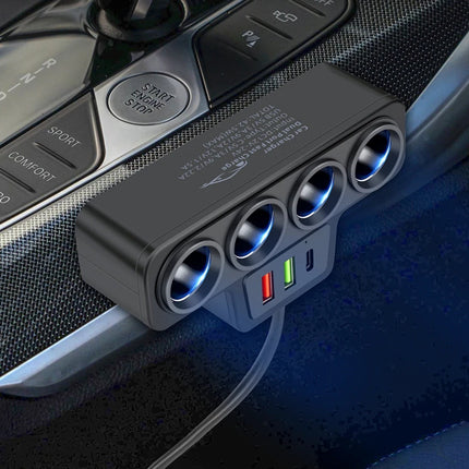 120W Car Phone Charger Cigarette Lighter Adapter PD 3.1A