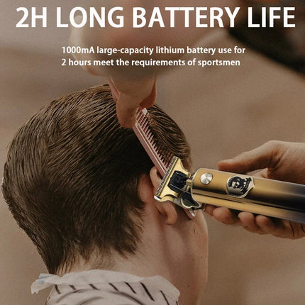 Men's Hair Clippers Cordless Rechargeable Led Display Beard
