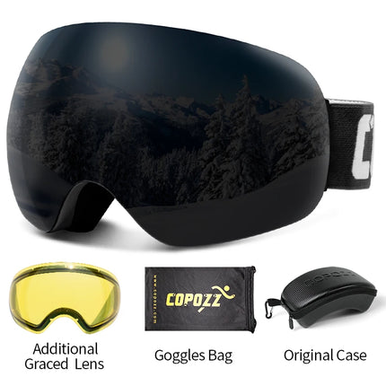 Frameless Anti-Fog Ski Goggles UV400 for Men & Women