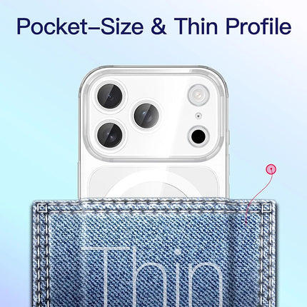 Dibellay  Clear Magsafe Case – Hard PC Bumper for iPhone 17 Series