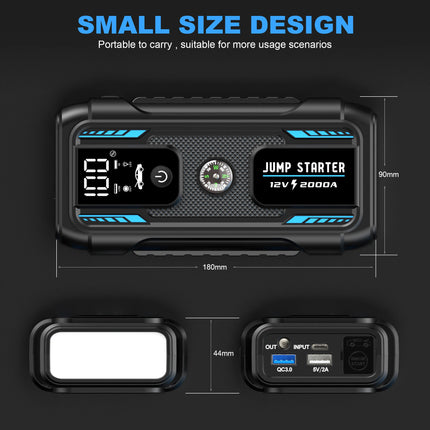 Car Starting Device 2000A Starting Device Petrol Diesel Car
