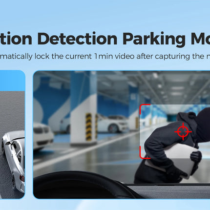 AZDOME Dash Cam GS63H Pro 4K+1080P 2.4" WiFi 6 GPS Car Camara