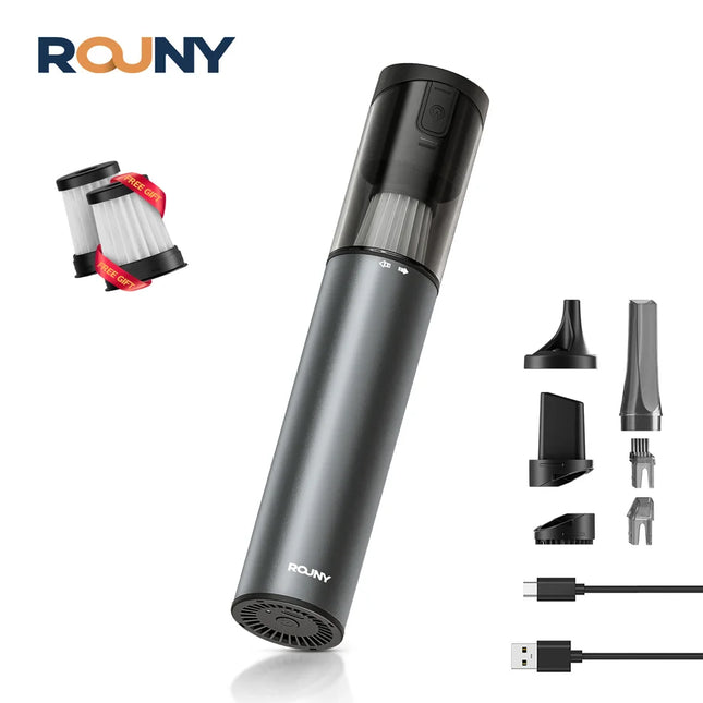 70W Portable Cordless Vacuum – 2-Speed Suction & Blower for Car/Home