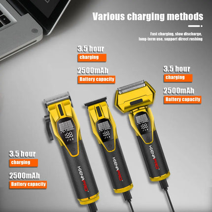 HIENA Hair Trimmer Professional Haircut Machine Clippers