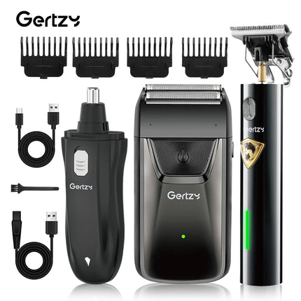 3 in 1 Men's USB charging electric foil shaver
