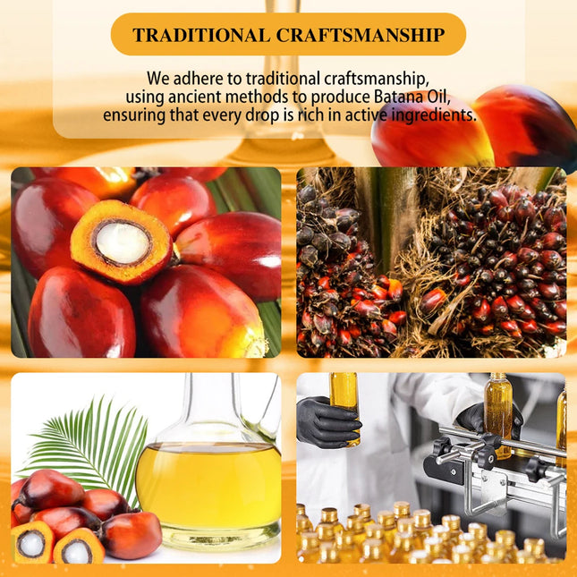 “Batana Oil – 100% Pure Hair Growth & Repair Essence”