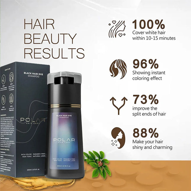 “5-Color Hair Dye Shampoo