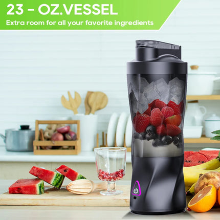 700ML Rechargeable Juicer Cup – Portable Smoothie Blender