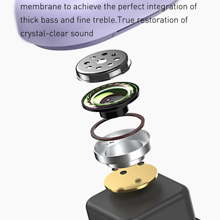 DIBELLAY Bowie WM01 TWS Bluetooth 5.3 Wireless Earbuds for iOS & Android”