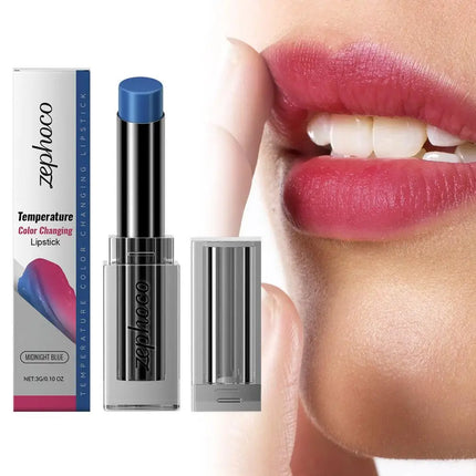 Rouge à Lèvres Bleu Waterproof – Longue Tenue & Fini Glossy