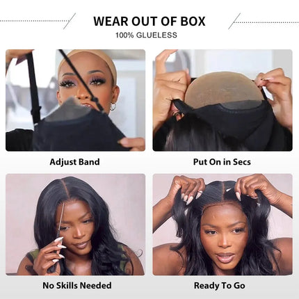 Glueless Finger Coil Wig – Ready to Wear, Human Hair
