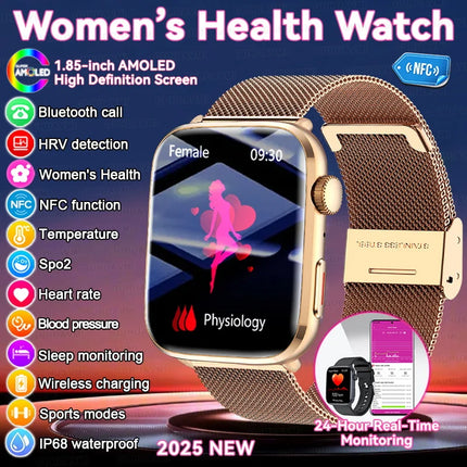 AI Smart Watch Health Monitor HRV+PPG