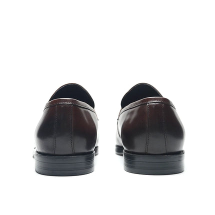 High Quality Mens Dress Shoes Brown Black Moccasins