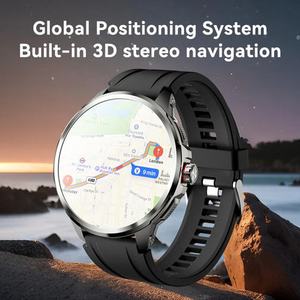 DIBELLAY 5G/4G Smartwatch – 1.95" AMOLED, 8GB+128GB, 900W Camera, GPS, WiFi, Android 9.0, 2100mAh