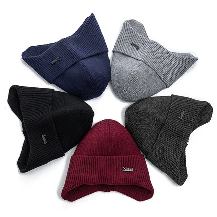 Men’s Fleece-Lined Earflap Beanie